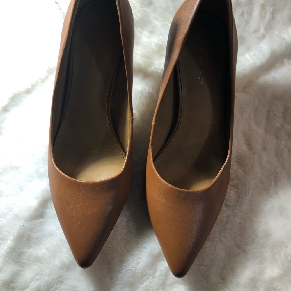 Cognac colored heels